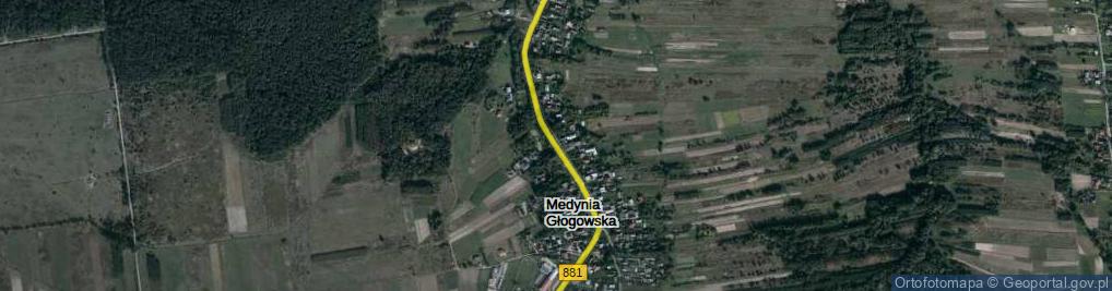 Zdjęcie satelitarne Medynia Głogowska ul.